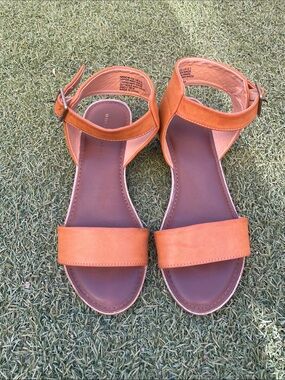 Rock & Candy Brown Ankle-Strap Sandals